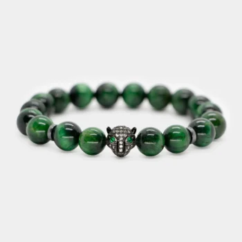 Yaşıl Pələng Gözü Daşı Qolbaq