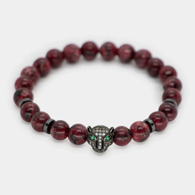Qırmızı Lal (Garnet) Daşı Qolbaq