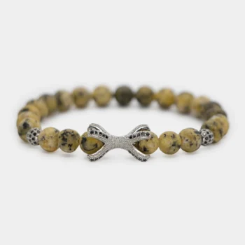 Sarı Serpentin Daşı Qolbaq