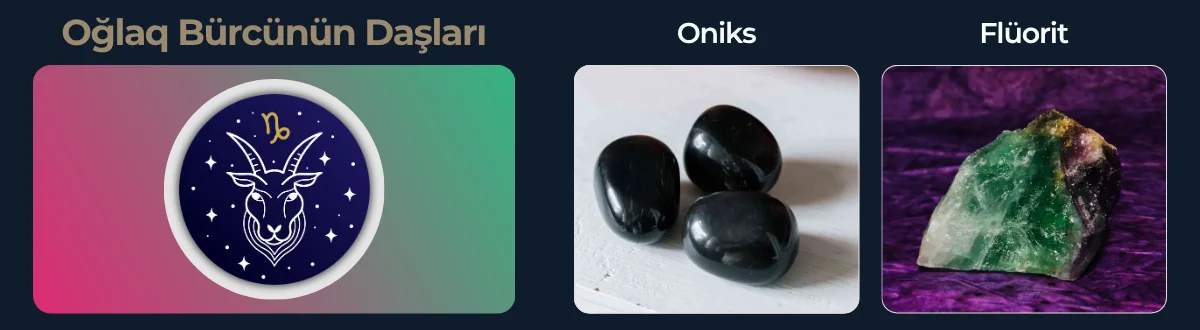 Oğlaq bürcünün uğurlu daşları