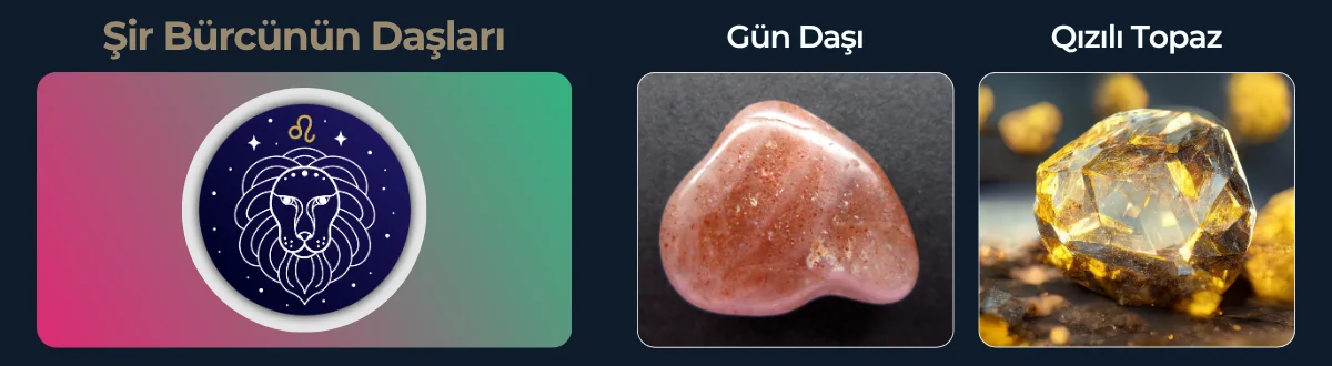 Şir bürcünün uğurlu daşları